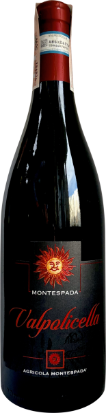Вино Montespada Valpolicella Classico DOC 2017 / Вальполічєлла Классіко червоне сухе 0,75л 13%