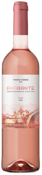 Вино Amarante Vinho Verde Rosado / Амаранте Віньо Верде DOC рожеве напівсухе 0,75л