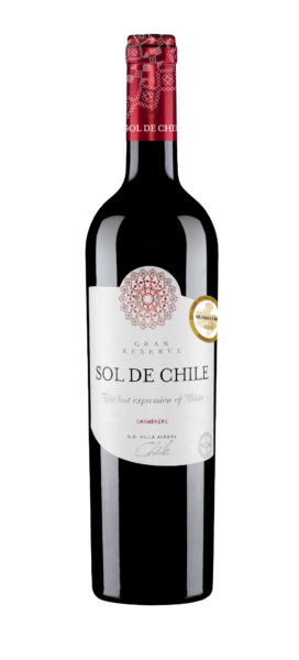 Вино Sol de Chile / Сол де Чилі Каберне – Карменер Гранд Резерва 0,75л 14%