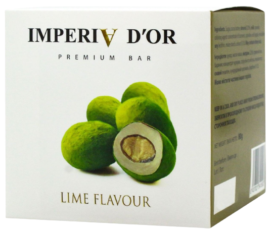 Шоколадные конфеты Imperia d`Or миндаль и лайм 80г