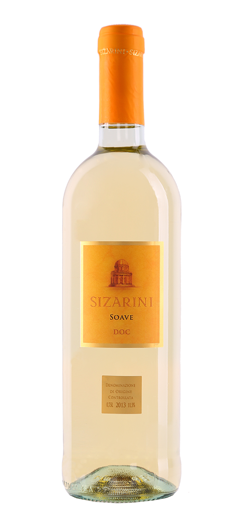 Вино Sizarini Soave DOC / Сізаріні Соаве біле сухе 0,75л 11%