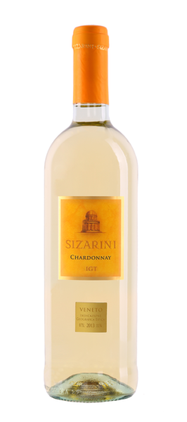 Вино Sizarini Chardonnay Veneto IGT / Сізаріні Шардоне Венето біле сухе 0,75л 11%