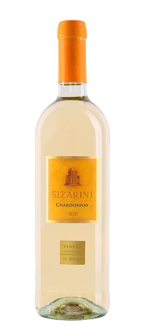 Вино Sizarini Chardonnay Veneto IGT / Сізаріні Шардоне Венето біле сухе 0,75л 11%