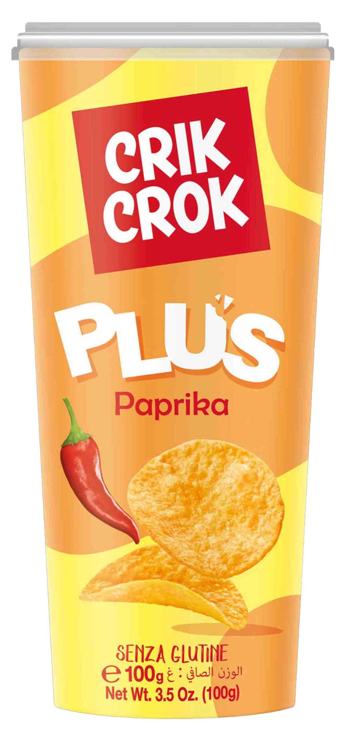 Чіпси CRIK CROK Паприка 100г