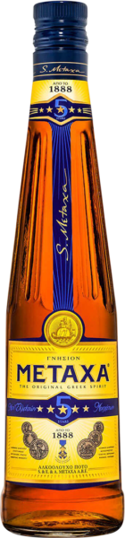 Бренді Metaxa / Метакса 5* 0,5л 38%