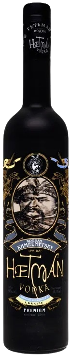 Горілка Гетьман Black&Gold 0,5л 40%