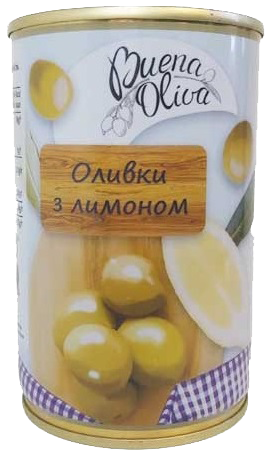 Оливки Buena Oliva зелені з лимоном 314 мл