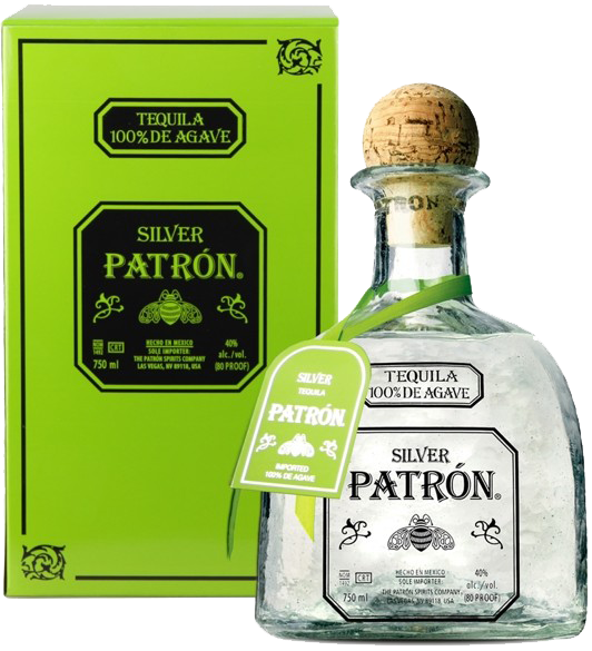 Текіла Patron Silver / Патрон Сільвер 0,75л 40%