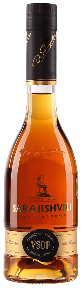 Грузинський бренді Sarajishvili / Сараджишвілі VSOP 0,35л 40%