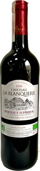 Chateau La Blanquerie Bordeaux Superieur AOC 2016
