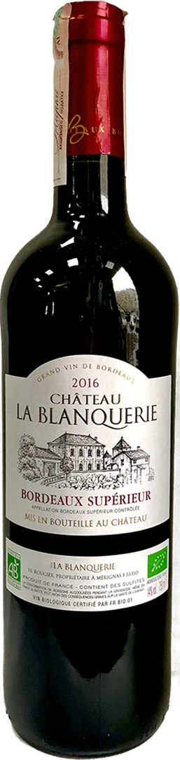 Chateau La Blanquerie Bordeaux Superieur AOC 2016