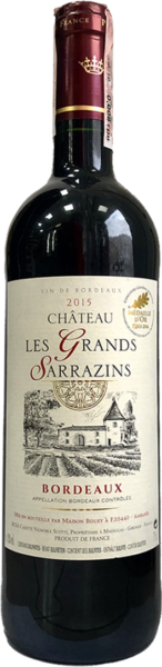 Chateau Les Grands Sarrazins Bordeaux AOC 2015