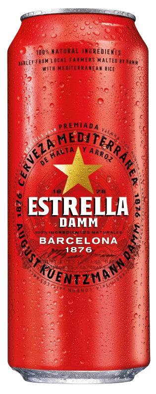 Пиво Estrella Damm Barcelona / Естрелла Дамм Барселона світле 4,6% ,0,5 л з/банка