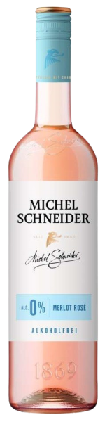 Вино Michel Schneider / Мишель Шнайдер Мерло розовое полусладкое 0,75л ALCO 0%