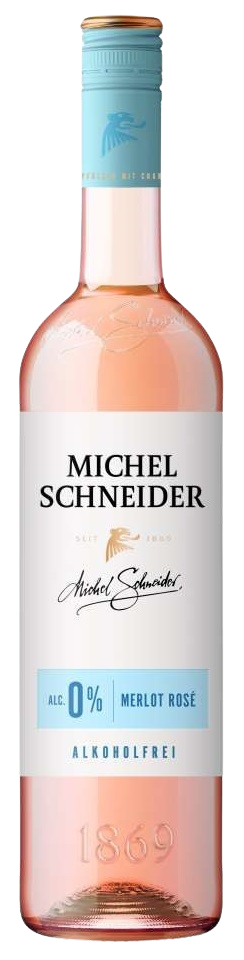 Вино Michel Schneider / Мишель Шнайдер Мерло розовое полусладкое 0,75л ALCO 0%