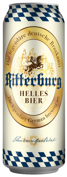 Пиво світле Ritterburg Helles 0,5л 5%