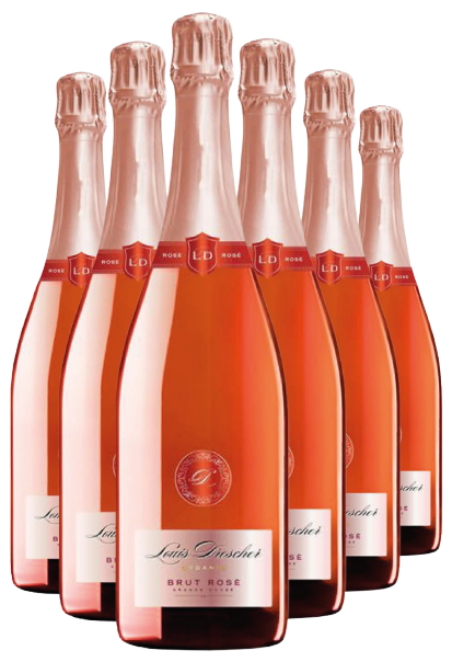 Louis Drescher Cava Rose Organic Brut / Луі Дрешер Кава рожеве брют 0,75л 12% х 6 шт.