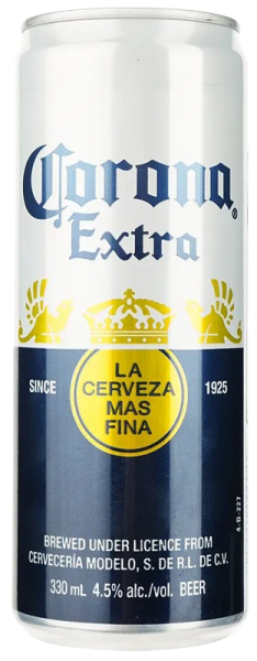 Пиво Corona Extra / Корона Екстра 0,33л 4,5% з/б