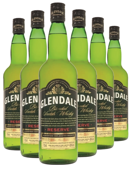 Виски шотландский Glendale / Глендейл 3YO Blended 0,7л 40% х 6 шт.
