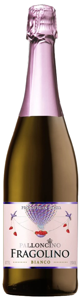 Вино ігристе Palloncino Fragolino Bianco / Палончіно Фраголіно біле солодке 0,75л 7,5%