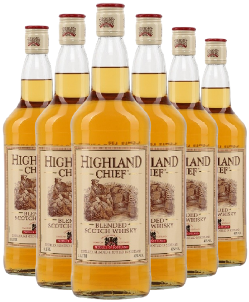 Виски Highland Chief / Хайленд Чиф 1л 40% х 6 шт.