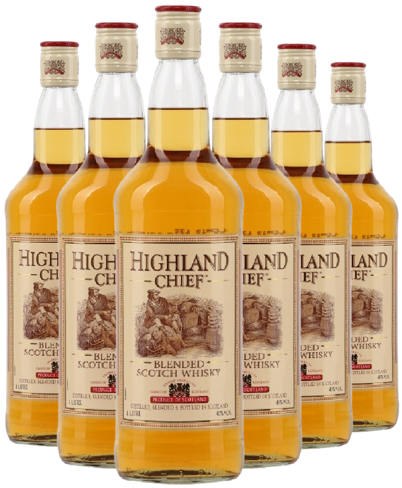 Виски Highland Chief / Хайленд Чиф 1л 40% х 6 шт.