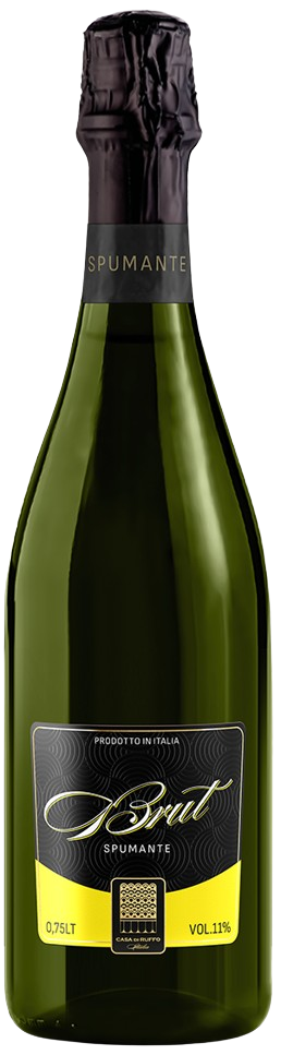 Вино ігристе Casa di Ruffo Spumante Brut / Каса ді Руффо Спуманте біле сухе 0,75л 11%