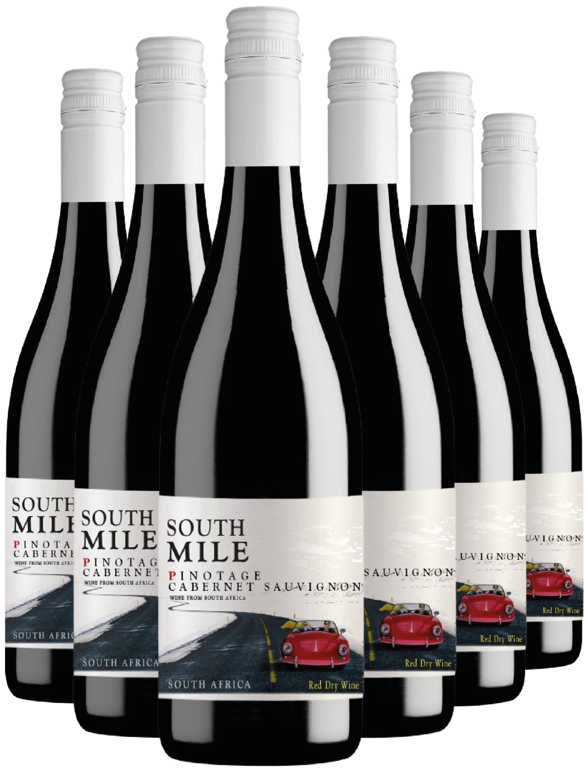Вино South Mile Pinotage Cabernet Sauvignon червоне сухе 0,75л 14% х 6шт