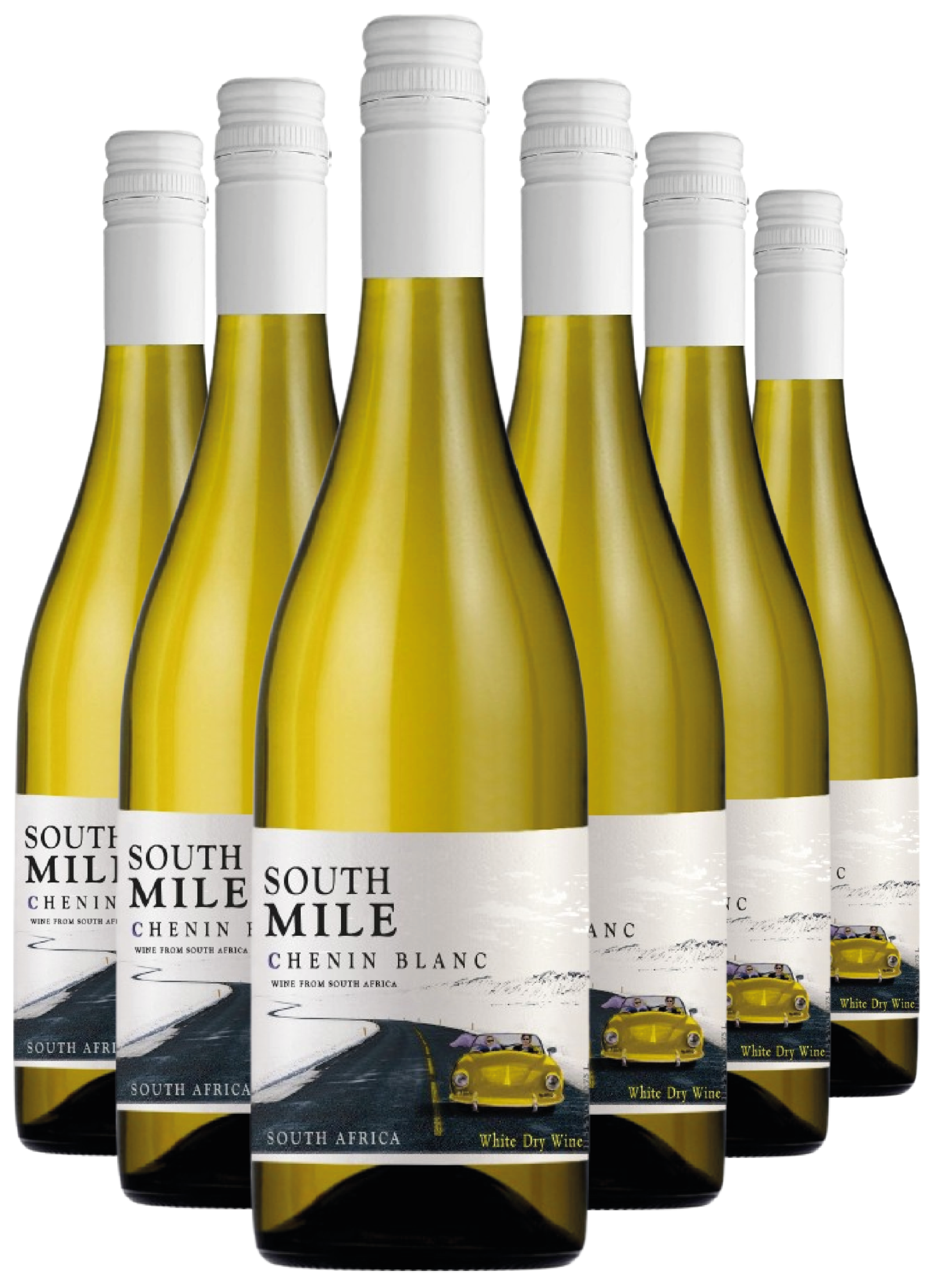 Вино South Mile Chenin Blanc / Сауз Майл Шенін Блан біле сухе 0,75л 12,5% х 6шт