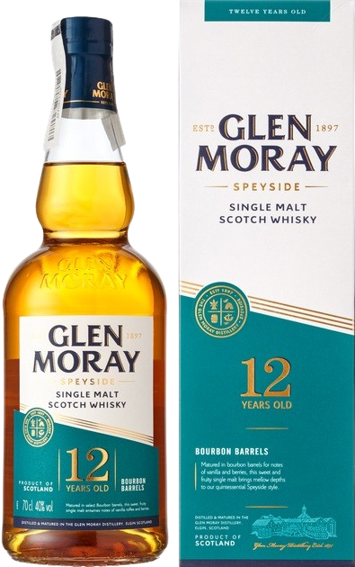 Віскі Glen Moray / Глен Морей 12 років 0,7л 40%