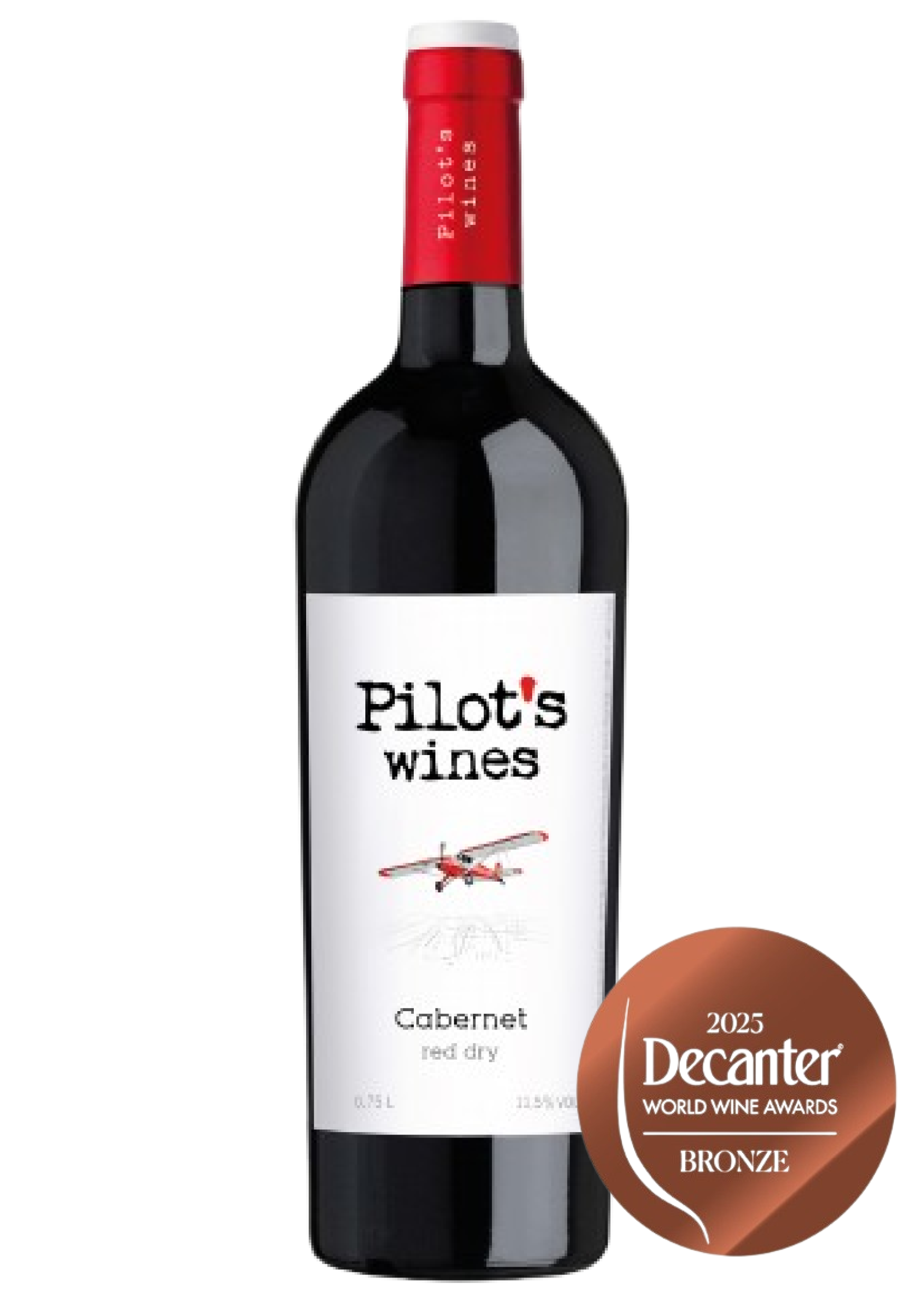 Вино Pilot’s Wines / Пайлотс Вайнс Каберне червоне сухе 0,75л