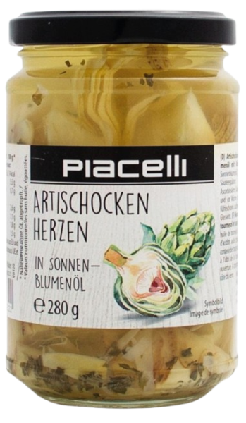 Артишоки в масле Piacelli 280г