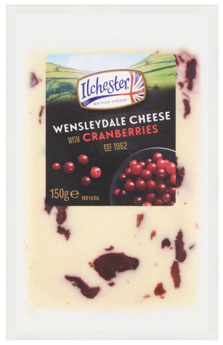 Сыр Wensleydale с клюквой 49% 150 г