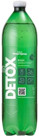 Минеральная вода Аква Миргород Детокс с/г 1л