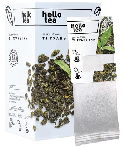 Чай зелений Hello Tea Ті Гуань Інь фільтр-пак 20 шт