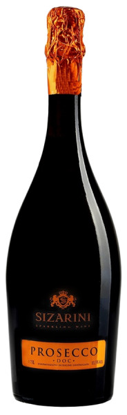 Вино ігристе Sizarini Prosecco DOP ЕКСТРА / Сізаріні Просекко біле сухе 0,75л 11%