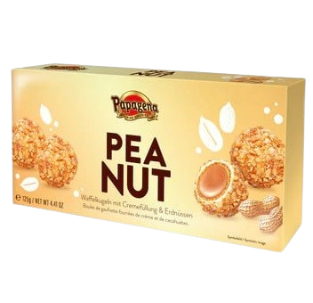 Вафельні кульки Papagena з арахісовою начинкою 125г