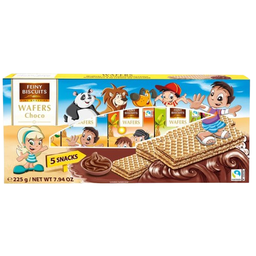 Вафлі дитячі Feiny Biscuits з шоколадним кремом 225г