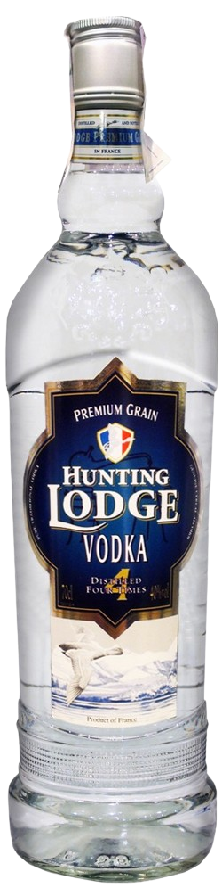 Водка Distilled four times Hunting Lodge, 0.7л 40%