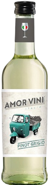 Вино Amor Vini Pinot Grigio/Амор Вини Пино Гриджио белое сухое 0,25л 12%
