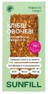 Sunfill хлебцы овощные,100г