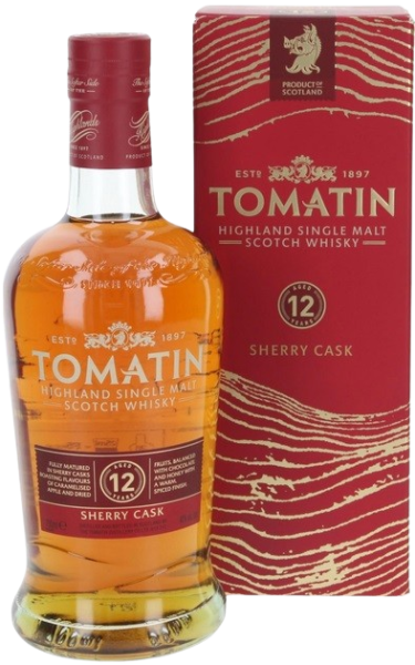 Виски Tomatin Sherry Cask / Томатін Шери Каск 12 лет 0,7л 40%