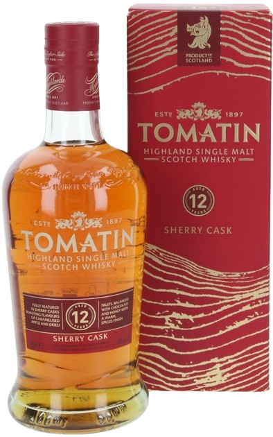 Виски Tomatin Sherry Cask / Томатін Шери Каск 12 лет 0,7л 40%