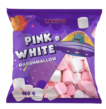 Зефір маршмелоу Lakito / Лакіто Pink&White 160г
