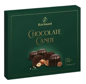 Конфеты Ravissant шоколадные с фундучной начинкой 145 г