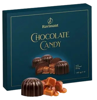 Конфеты Ravissant шоколадные с карамельной начинкой 145 г