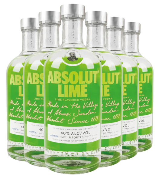 Водка Absolut Lime / Абсолют Лайм 0.7л 40% х 6 шт. (под заказ)
