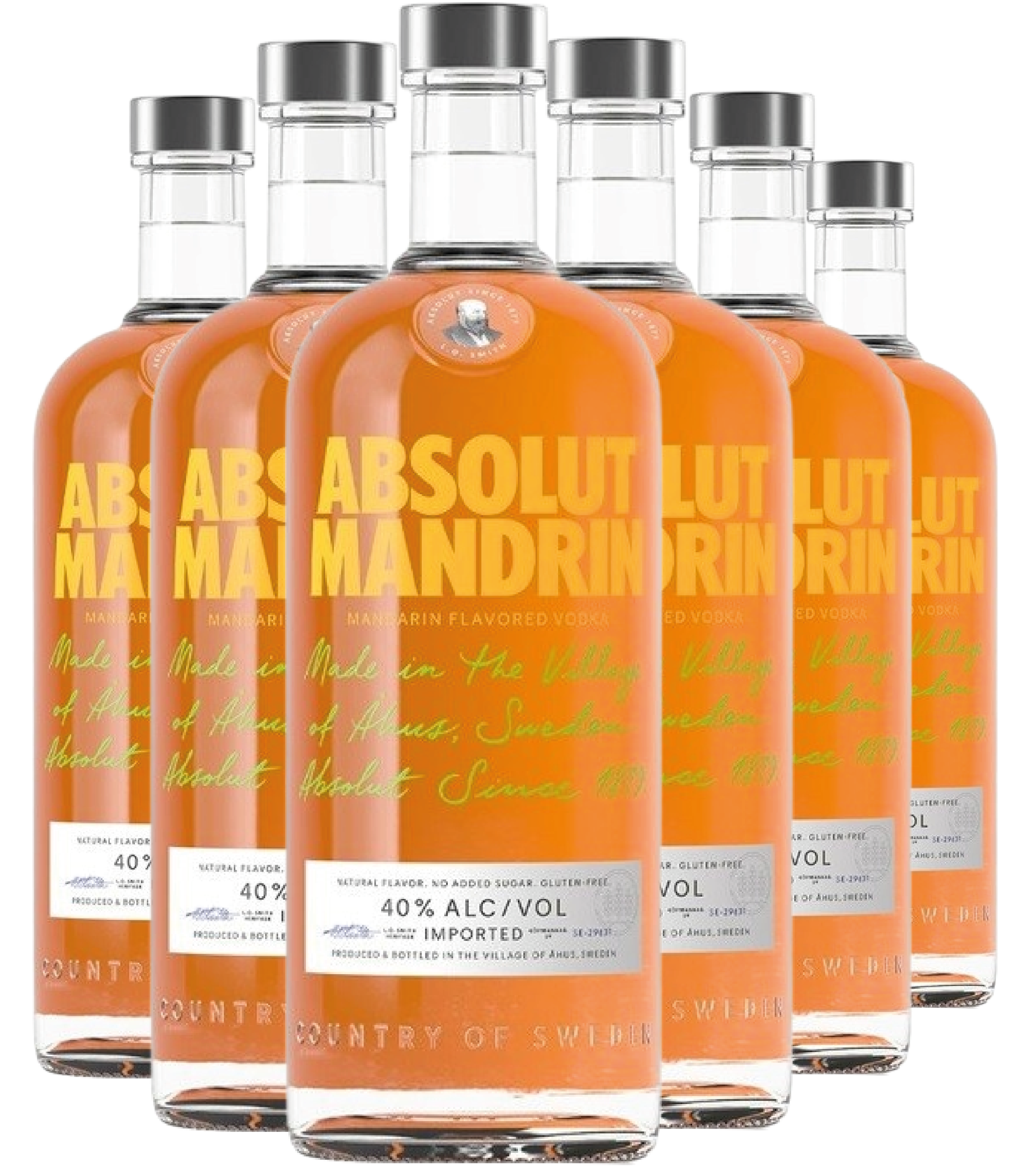 Водка Absolut Mandarin / Абсолют Мандарин 0.7л 40% х 6 шт. (под заказ)
