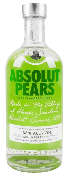 Горілка Absolut Pears / Абсолют Груша 0.7л 38% (під замовлення)