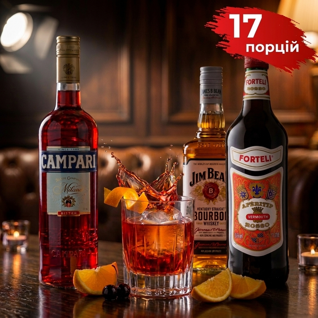 Коктейльний набір Boulevardier / Бульвард’є (17 порцій)
